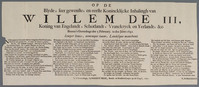 KG 06485
<br/>
Intocht Willem III in Den Haag (alleen onderschrift)
<br/>
<em>Hooghe, Romeyn de (1645-1708)</em>